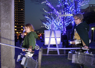 前編　楽装&MINCOSinＴＮＣ放送会館ブルーライトクリスマス2013