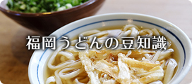 福岡うどんの豆知識