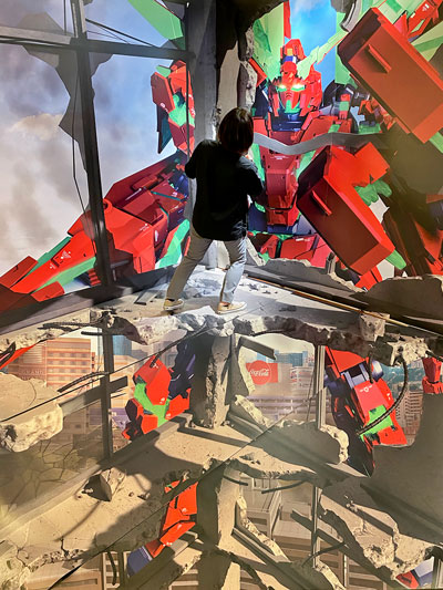 GUNDAM docks at FUKUOKA